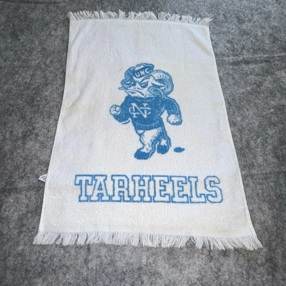 Cannon Mills‎ VTG Tarheels UNC Ram Hand Towel College Collectible